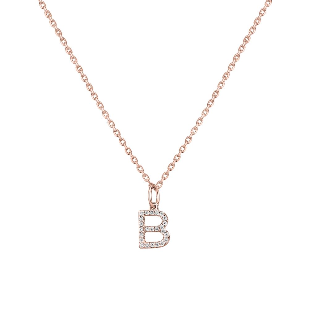 Přívěsek S Diamanty Diamond Letter B | ALOve