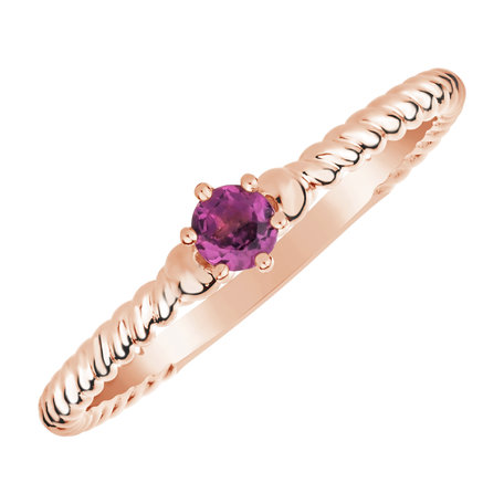 Prsten s růžovým spinelem Fancy Dream